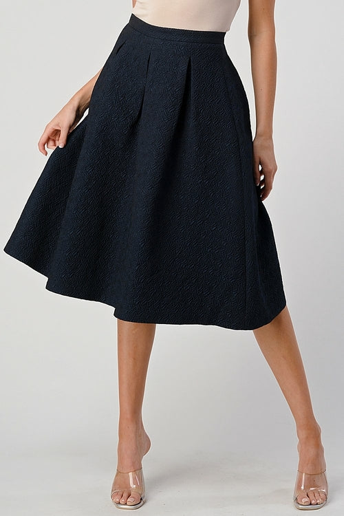 Midi Pleats Skirt