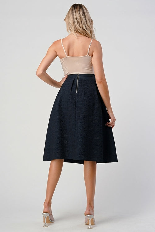 Midi Pleats Skirt
