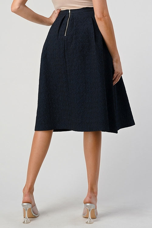 Midi Pleats Skirt