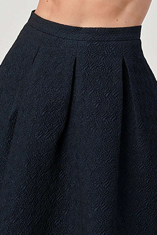 Midi Pleats Skirt
