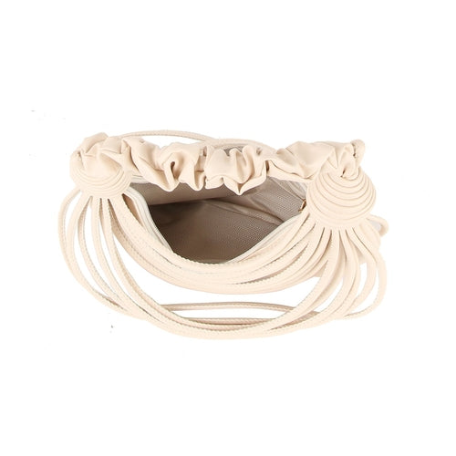 Scrunchie Handle Corded Hobo Bag