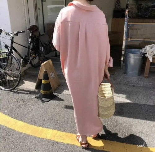 Alaia Long Shirt in White