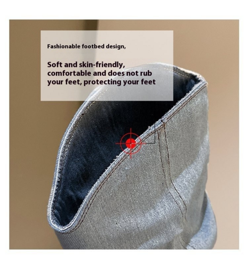 Velvexa Denim Boots