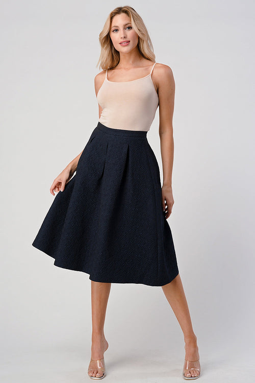 Midi Pleats Skirt